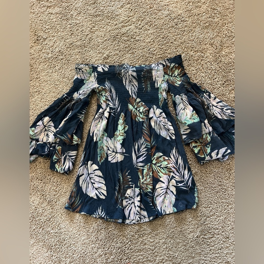 Illa illa vici smocked off the shoulder dress - Picture 8 of 12